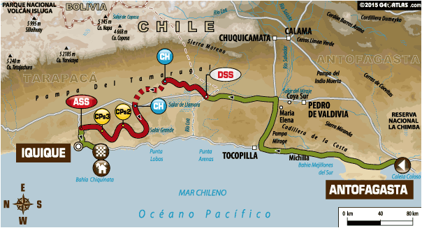 Rajd Dakar 2015 etap 6-auta