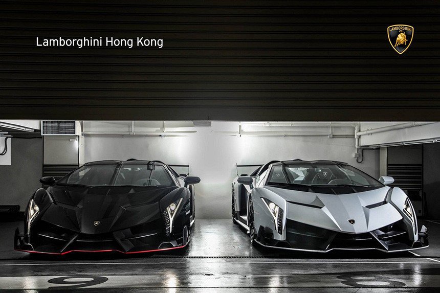 Lamborghini Veneno w Hong Kongu
