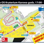 mapa trasy OS Karowa - Rajd Barbórka