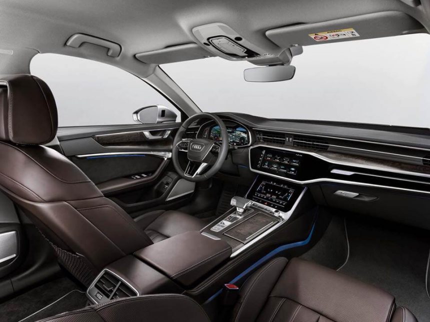 Nowe Audi A6 2018 wnętrze kokpit